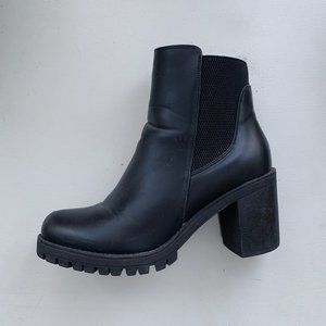 Asos Black Chunky Boots